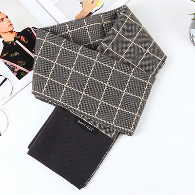 Luksuzni brend Karirani šal od kašmira Muški topli Neckercheif rešetkasti muški poslovni šalovi Omotači Mekani dugi muški Bufandas šalovi