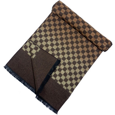 Dizaineris Gamintojas Plaid Vyriškas Šalikas Žiemos Šiltas Kašmyras Vyriški Šalikai Kaklo skarelė Verslo Pashmina Skara Kalėdinės dovanos Vyrui