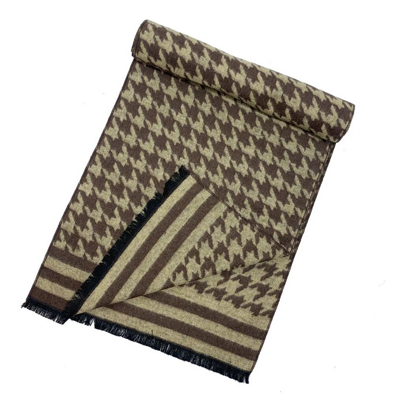 Dizaineris Gamintojas Plaid Vyriškas Šalikas Žiemos Šiltas Kašmyras Vyriški Šalikai Kaklo skarelė Verslo Pashmina Skara Kalėdinės dovanos Vyrui