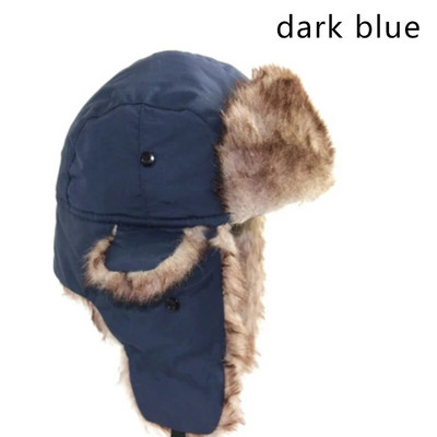 Zimsko novo za muškarce Taktička Cs vjetrootporna bomber kapa s naušnicama Unisex Ushanka Ruski topli štitnici za uši Kape Balaclava skijaška kapa