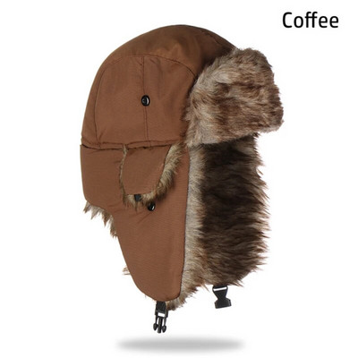 Zimsko novo za muškarce Taktička Cs vjetrootporna bomber kapa s naušnicama Unisex Ushanka Ruski topli štitnici za uši Kape Balaclava skijaška kapa