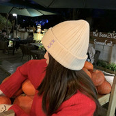 Pletena kapa Ženska jesen i zima Ins Tide Jednostavna vunena kapa Dječja zimska zaštita za uši Topla i hladna