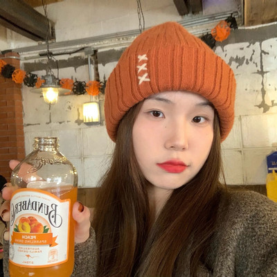 Pletena kapa Ženska jesen i zima Ins Tide Jednostavna vunena kapa Dječja zimska zaštita za uši Topla i hladna