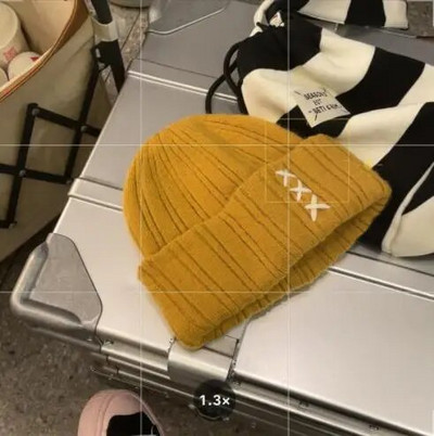 Pletena kapa Ženska jesen i zima Ins Tide Jednostavna vunena kapa Dječja zimska zaštita za uši Topla i hladna