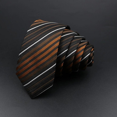 Muška klasična uska kravata s prugama Crvena tamnoplava kravata Jacquard tkana puna karirana točkasta kravata Dnevna odjeća Kravata Poklon za svatove