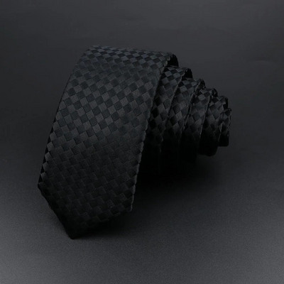 Muška klasična uska kravata s prugama Crvena tamnoplava kravata Jacquard tkana puna karirana točkasta kravata Dnevna odjeća Kravata Poklon za svatove