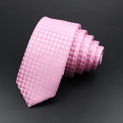 Muška klasična uska kravata s prugama Crvena tamnoplava kravata Jacquard tkana puna karirana točkasta kravata Dnevna odjeća Kravata Poklon za svatove