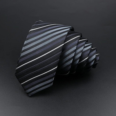 Muška klasična uska kravata s prugama Crvena tamnoplava kravata Jacquard tkana puna karirana točkasta kravata Dnevna odjeća Kravata Poklon za svatove