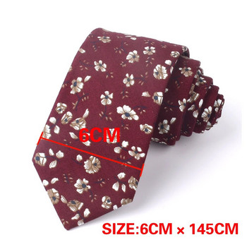 Νέες βαμβακερές γραβάτες Μόδα Floral print λαιμόκοψη για επαγγελματικά κοστούμια γάμου Κολλή γραβάτα για άνδρες Γυναικείες Σπασμένο λουλούδι Γραβάτα Gravatas