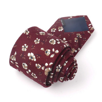 Νέες βαμβακερές γραβάτες Μόδα Floral print λαιμόκοψη για επαγγελματικά κοστούμια γάμου Κολλή γραβάτα για άνδρες Γυναικείες Σπασμένο λουλούδι Γραβάτα Gravatas