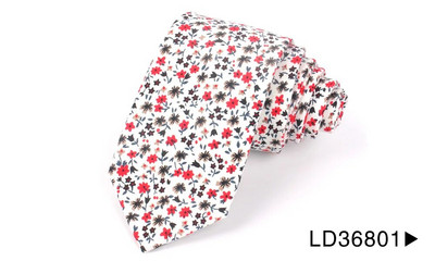 Jaunas kokvilnas kaklasaites Modes ziedu apdrukas kaklasaite kāzu biznesa kostīmiem šaura kaklasaite vīriešiem sievietēm šķelto ziedu kaklasaite Gravatas