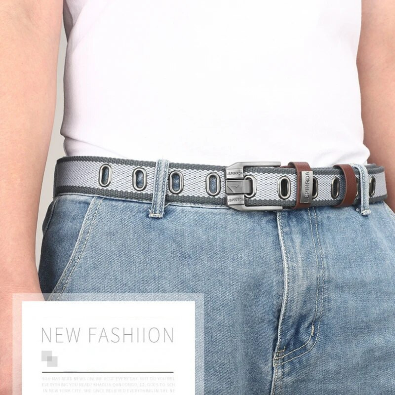 Karinis taktinis medžioklės drobės diržas Unisex mados tendencijos Džinsai Aksesuarai Verslo žmonės Prabangus dizaineris nailoninis jaunimo diržas
