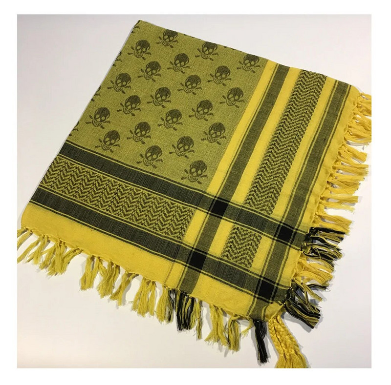 Arapski Keffiyeh četvrtasti šal Vojni taktički šalovi Desert Shemagh Marama s lubanjom i prašinom Otporni na vjetar Šalovi za planinarenje na otvorenom