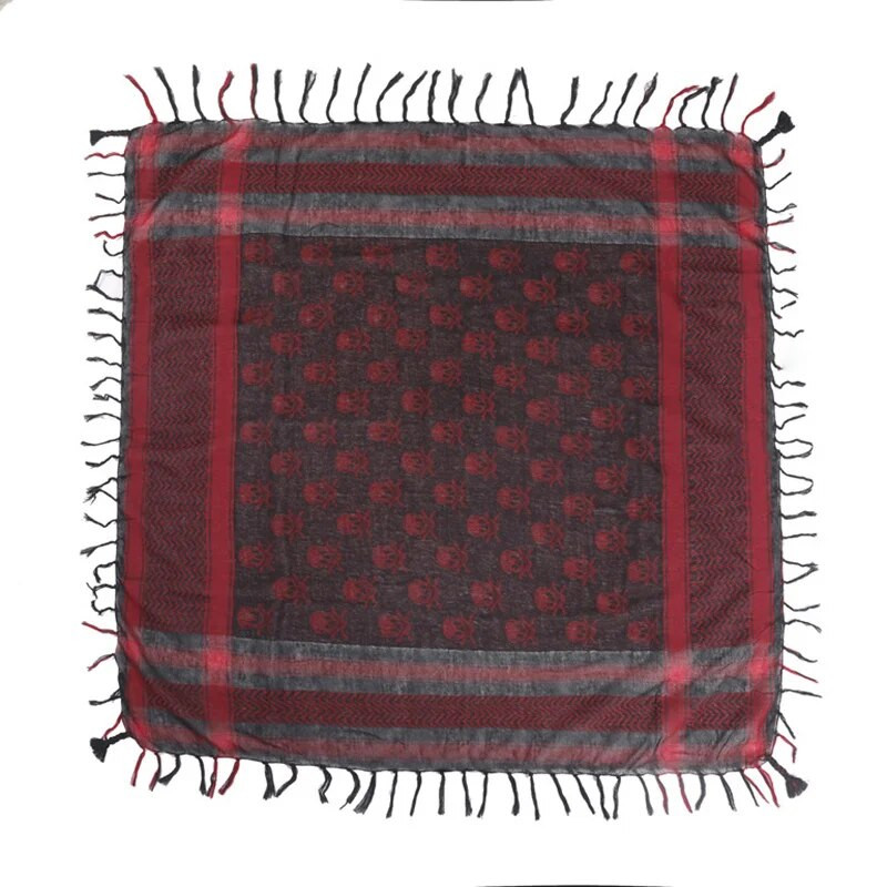Arapski Keffiyeh četvrtasti šal Vojni taktički šalovi Desert Shemagh Marama s lubanjom i prašinom Otporni na vjetar Šalovi za planinarenje na otvorenom