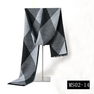 2022. Novi modni karirani muški šalovi Jesen Zima Pashmina Debeli topli šal od kašmira Muški poslovni dugi omoti Klasični šal