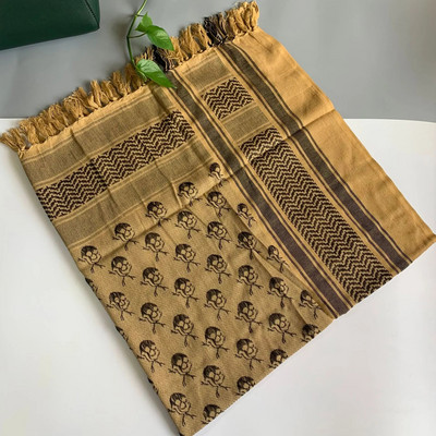 Bieza musulmaņu Shemagh taktiskā tuksneša arābu šalles vīriešiem sievietēm ziemas vējains militārs vēja necaurlaidīgs pārgājiens Keffiyeh galvas kakla šalle
