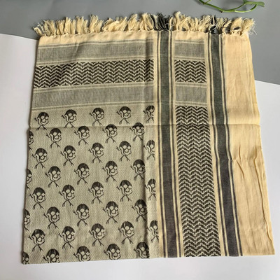Bieza musulmaņu Shemagh taktiskā tuksneša arābu šalles vīriešiem sievietēm ziemas vējains militārs vēja necaurlaidīgs pārgājiens Keffiyeh galvas kakla šalle