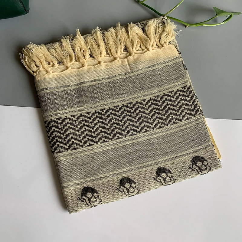 Bieza musulmaņu Shemagh taktiskā tuksneša arābu šalles vīriešiem sievietēm ziemas vējains militārs vēja necaurlaidīgs pārgājiens Keffiyeh galvas kakla šalle