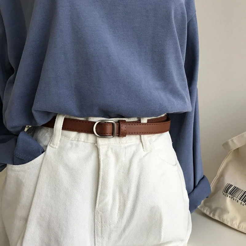 Moodne Luksus aukudeta pannal naistele Vöö Luksuslik disainrihmad Teksad Dekoratiivne naistekleit Õhuke PU-nahast vöörihm