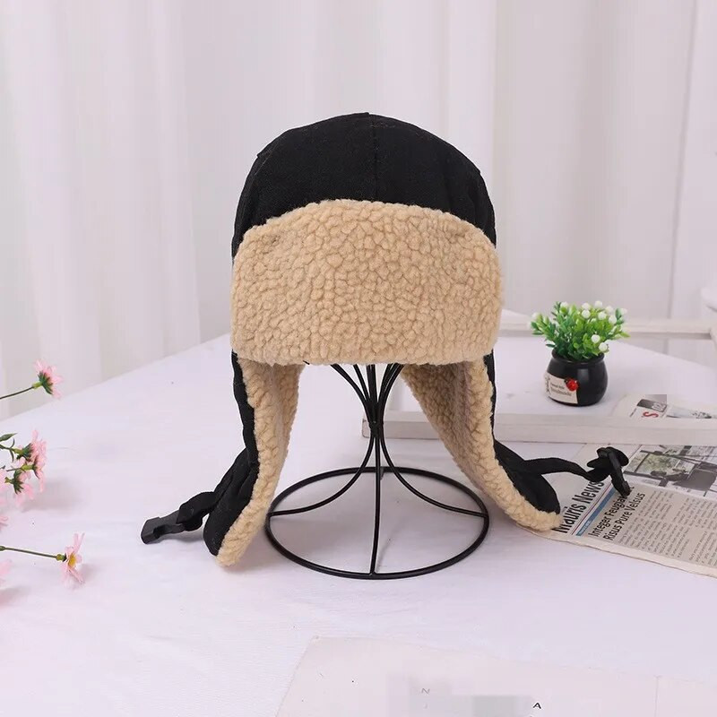 2021 m. storos šiltos bombonešio kepurės Ausų atvartas Rusų skrybėlė Vyrų ausų atvartas Žieminė kepurė nuo vėjo nepraleidžianti dviračių slidinėjimo žiemos sniego kepurės