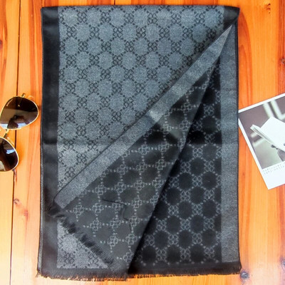 2023 Klasični muški zimski karirani šal Topli šalovi oko vrata od čiste vune Mekani šalovi od kašmira Muški poslovni šal u britanskom stilu