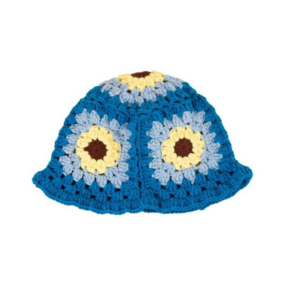 Jauka meitene, tamborēta kausa cepure Sieviešu zvejnieka cepure ar ziedu rakstu, sieviete pusaudžiem, ikdienas vasaras sauļošanās cepure