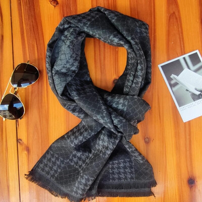 Luksusa kašmira šalle vīriešiem Mīksta silta ziemas Pashmina Gentleman`s Šalles Vīriešu Bufandas Hombre Biznesa garās ietīšanas