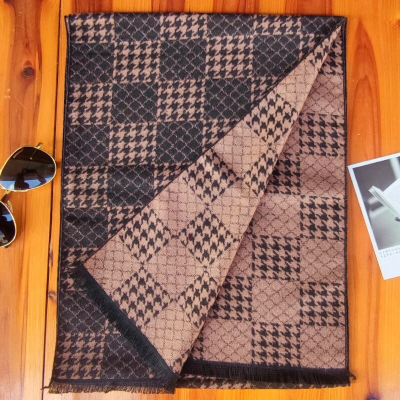 Luksuslik kašmiirist sall meestele Pehme soe talvine Pashmina härrasmehesallid Meeste Bufandas Hombre ärilised pikad ümbrised