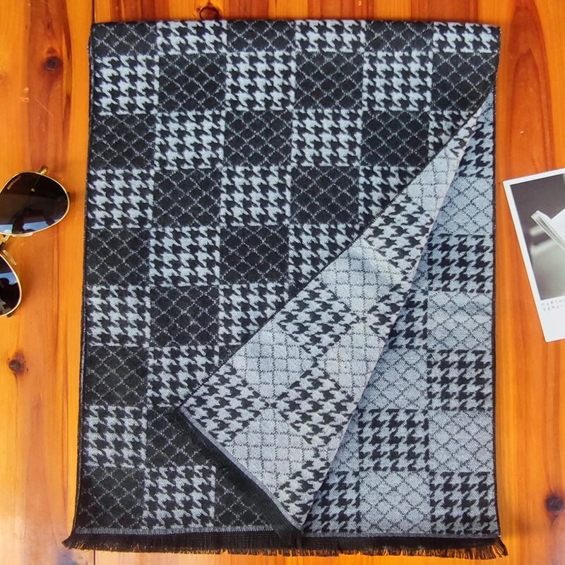 Luksuslik kašmiirist sall meestele Pehme soe talvine Pashmina härrasmehesallid Meeste Bufandas Hombre ärilised pikad ümbrised