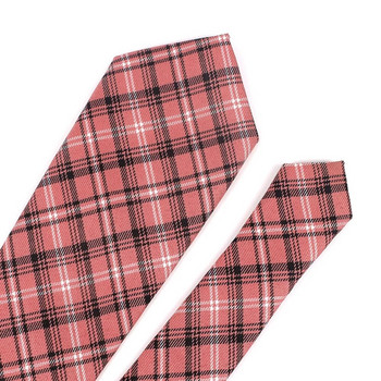 Κόκκινες καρό γραβάτες για άντρες Skinny ανδρικές γραβάτες λαιμόκοψη για επαγγελματικούς γάμους Casual check γραβάτες Κλασικές φόρμες Λεπτές γραβάτες στο λαιμό Gravatas
