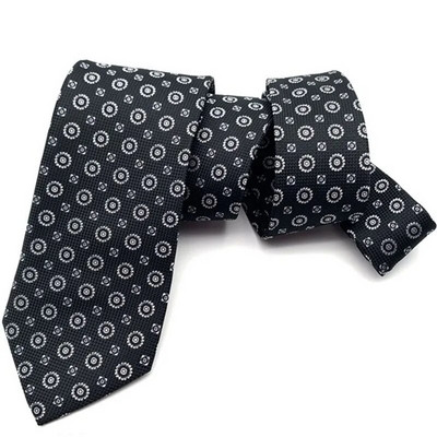 Vīriešu kaklasaite oficiāli biznesam, 8 cm plata šampanieša svītraina, profesionāla kāzu kaklasaite