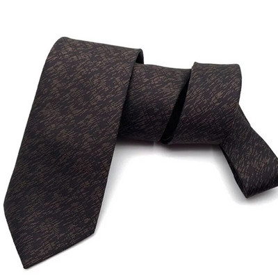 Vīriešu kaklasaite oficiāli biznesam, 8 cm plata šampanieša svītraina, profesionāla kāzu kaklasaite