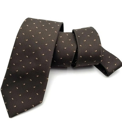 Vīriešu kaklasaite oficiāli biznesam, 8 cm plata šampanieša svītraina, profesionāla kāzu kaklasaite