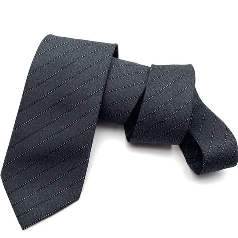 Vīriešu kaklasaite oficiāli biznesam, 8 cm plata šampanieša svītraina, profesionāla kāzu kaklasaite