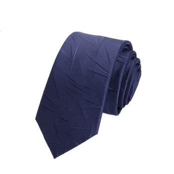 Γραβάτα για άντρες 6 εκ. Casual Ανδρική επαγγελματική γραβάτα γάμου Μπλε κόκκινο πολυεστερική ζακάρ γραβάτα