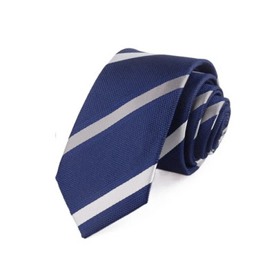 Kaklasaite vīriešiem 6 cm ikdienas vīriešu biznesa kāzu kaklasaite zila sarkana poliestera žakarda kaklasaite