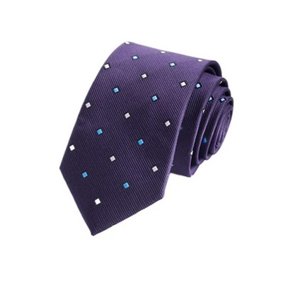 Kaklasaite vīriešiem 6 cm ikdienas vīriešu biznesa kāzu kaklasaite zila sarkana poliestera žakarda kaklasaite