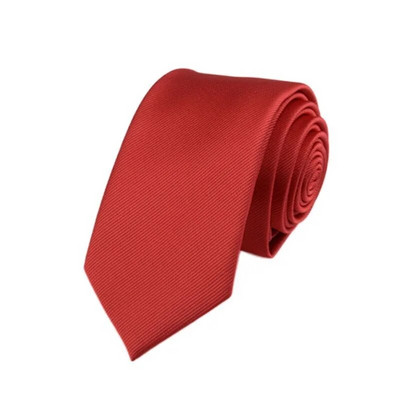 Kaklasaite vīriešiem 6 cm ikdienas vīriešu biznesa kāzu kaklasaite zila sarkana poliestera žakarda kaklasaite