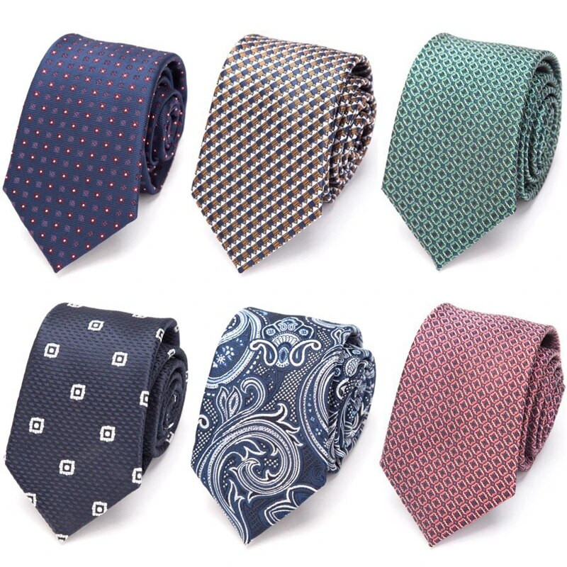 Férfi Jacquard nyakkendő Klasszikus luxus csíkos nyakkendők gyári eladó Férfi Vőlegény Üzleti Esküvői Kiegészítők Ingek Ajándékok nyakkendőhöz