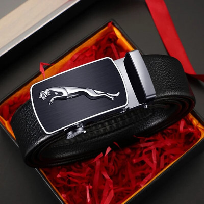 Vīriešu automātiskās jostas sprādzes jostas ādas augstas kvalitātes luksusa dizaineri strādā biznesa vīriešu modes siksnas, lai nenestu dāvanu bo