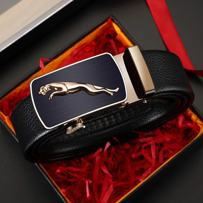 Vīriešu automātiskās jostas sprādzes jostas ādas augstas kvalitātes luksusa dizaineri strādā biznesa vīriešu modes siksnas, lai nenestu dāvanu bo