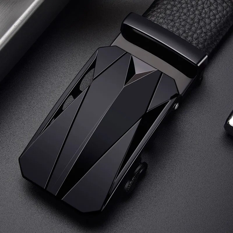 Vīriešu automātiskās jostas sprādzes jostas ādas augstas kvalitātes luksusa dizaineri strādā biznesa vīriešu modes siksnas, lai nenestu dāvanu bo