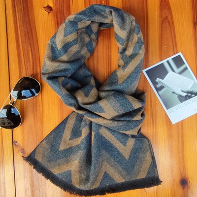 Luksusa Dizains Vīriešu Šalle Foulard Plaid Šalles Šalles Mode Ikdienišķa Ziemas Kašmira Siltas Šalles Kakla aptinums Vīriešu Bufandas Hombre