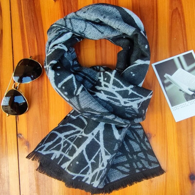 Luksusa Dizains Vīriešu Šalle Foulard Plaid Šalles Šalles Mode Ikdienišķa Ziemas Kašmira Siltas Šalles Kakla aptinums Vīriešu Bufandas Hombre