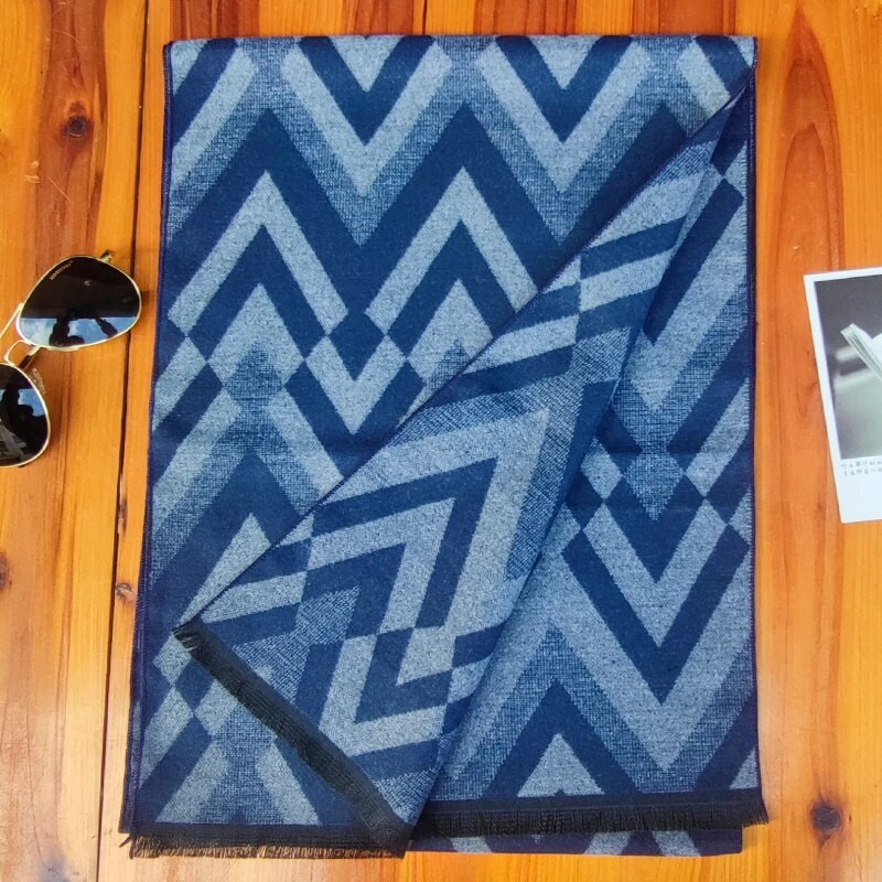 Luksusa Dizains Vīriešu Šalle Foulard Plaid Šalles Šalles Mode Ikdienišķa Ziemas Kašmira Siltas Šalles Kakla aptinums Vīriešu Bufandas Hombre