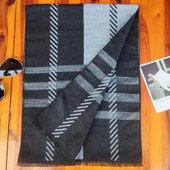 Modes dimanta dizains augstas kvalitātes silts kakla lakats vīriešu lakats pušķis kašmira modāls ziemas luksusa vīriešu rūtainas šalles