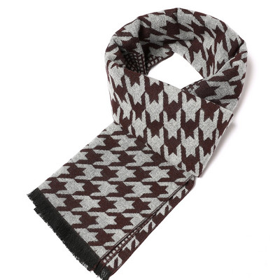 Jesenski modni dugi šal od kašmira 2023. Klasični karirani muški šalovi Zimski pašmina Debeli topli šal Muški poslovni omoti Šalovi