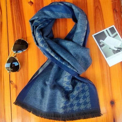 Luksuzni brend Muški zimski karirani šal Topli ženski šalovi od kašmira Šalovi Ležerni šalovi s resicama Muški poslovni šal Pashmina