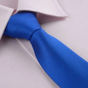 Γραβάτα με φερμουάρ 5cm Casual στενή λαιμόκοψη Lazy ανδρική γραβάτα επίσημη φόρμα Μαύρη φοιτητική γραβάτα