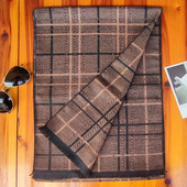 2023. Novi modni karirani muški šalovi Jesen Zima Pashmina Debeli topli šal od kašmira Muški poslovni dugi omoti Klasični šal